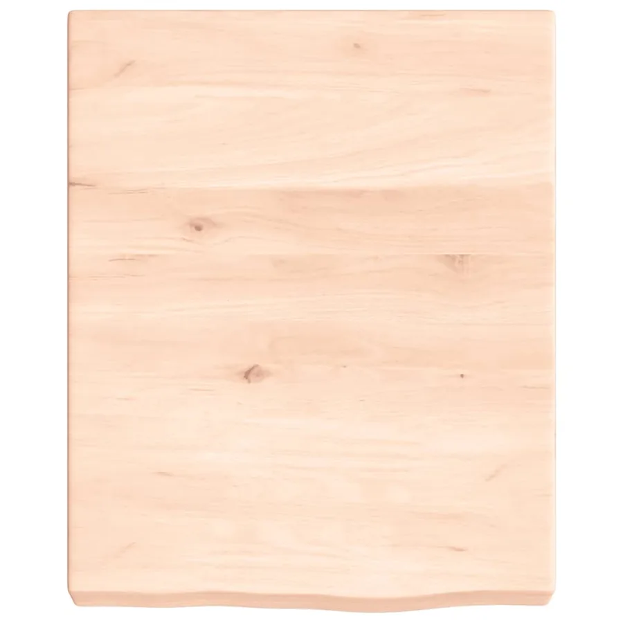 Étagère murale 40x50x(2-6) cm bois de chêne massif non traité - 4