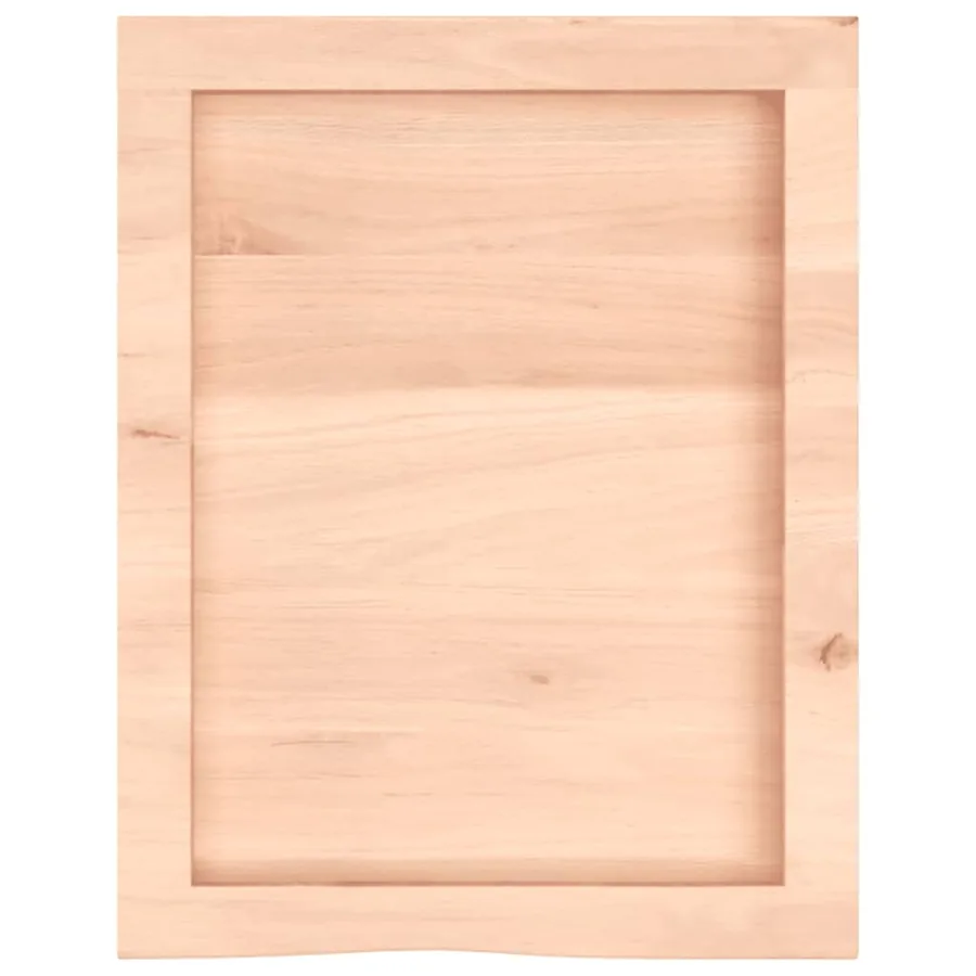 Étagère murale 40x50x(2-6) cm bois de chêne massif non traité - 5