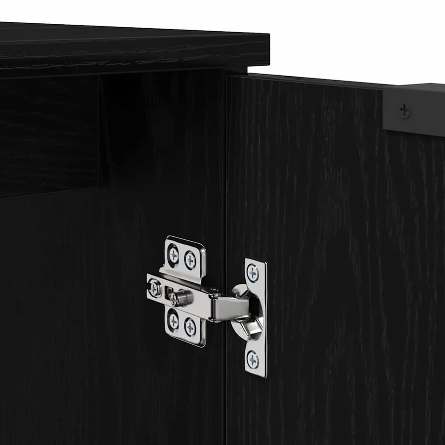 Ensemble de Meubles de Salle de Bain 3 pcs Chêne noir - 13