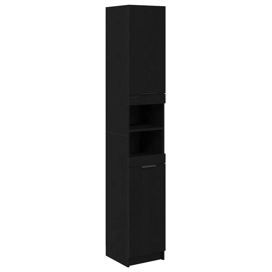 Ensemble de Meubles de Salle de Bain 3 pcs Chêne noir - 7