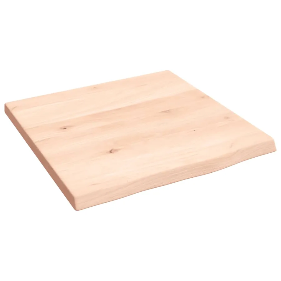 Étagère murale 40x40x2 cm bois de chêne massif non traité - 2