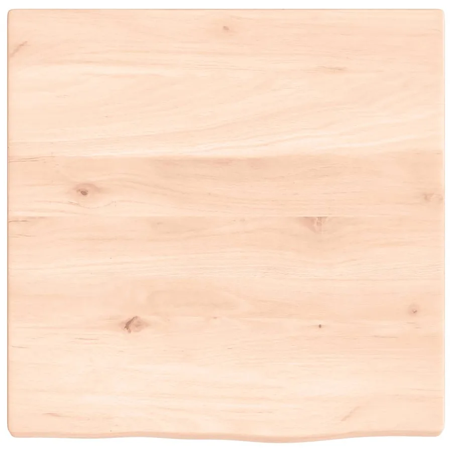 Étagère murale 40x40x2 cm bois de chêne massif non traité - 4