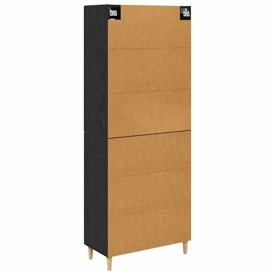 Haut Armoire Chêne noir 69,5 x 34 x 180 cm - 10