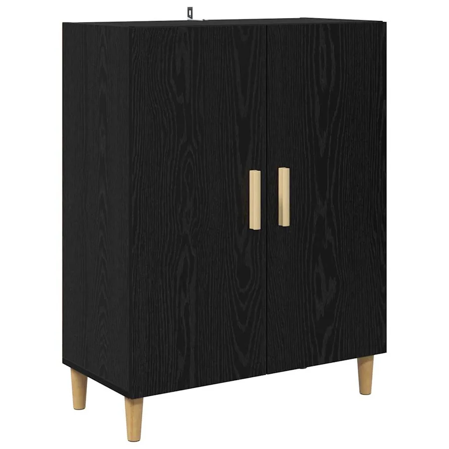 Haut Armoire Chêne noir 69,5 x 34 x 180 cm - 6