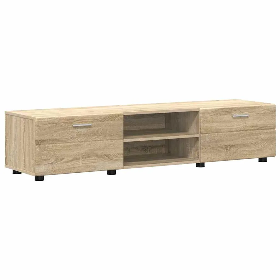 Ensemble meuble TV FLORIN 3 pcs Chêne Sonoma Bois d'ingénierie - 6