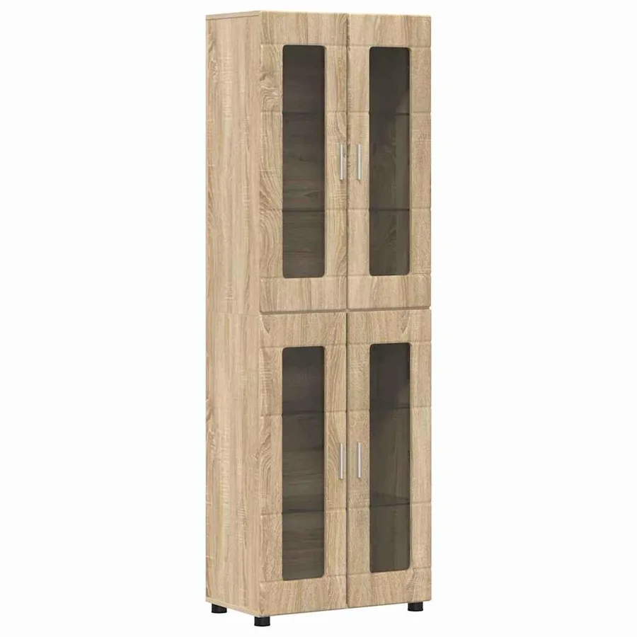 Ensemble meuble TV FLORIN 3 pcs Chêne Sonoma Bois d'ingénierie - 7