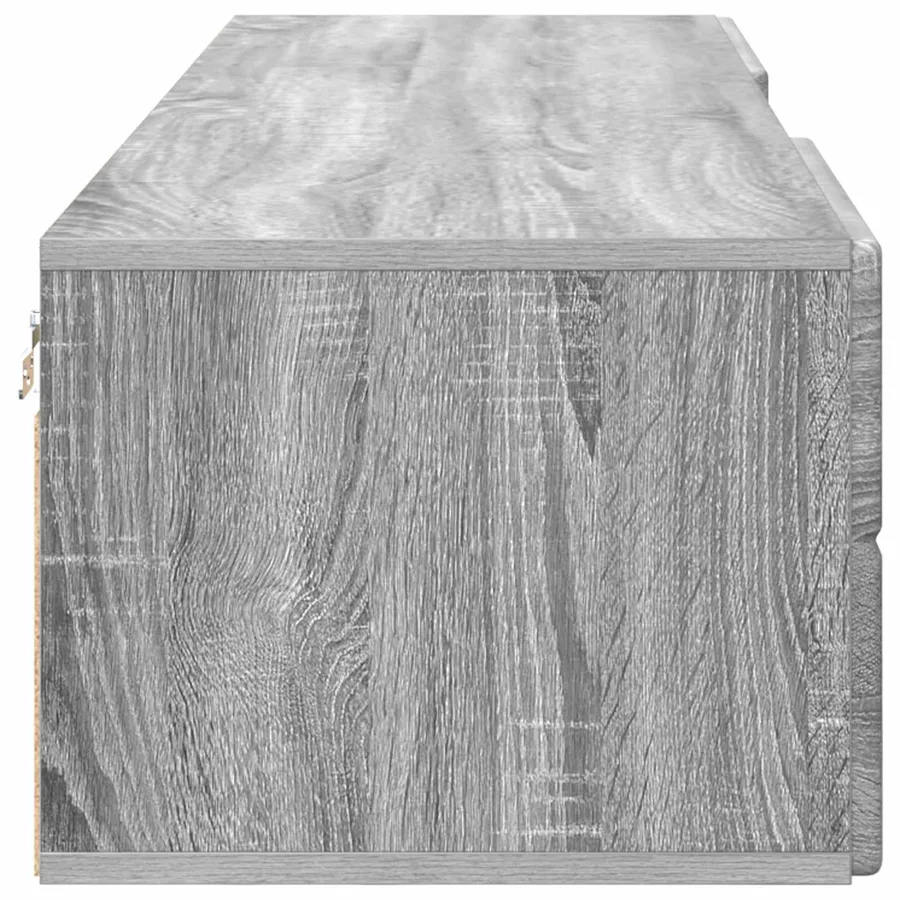 Cabinet en Bois Gris Sonoma 150 x 39 x 30 cm Bois d'ingénierie - 7