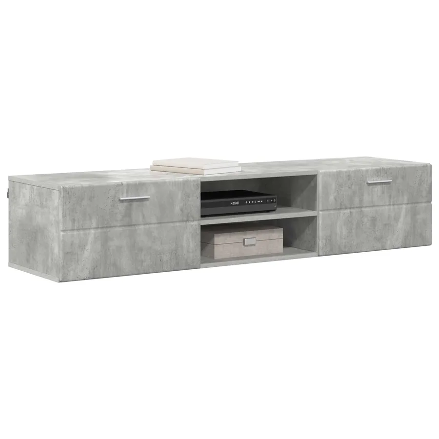 Cabinet en Bois avec tiroir Blanc brillant 150 x 39 x 30 cm - 3