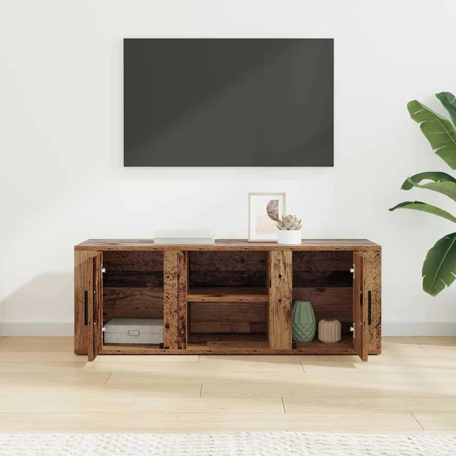 Meuble TV Bois Ancien 100 x 31,5 x 35 cm Bois d'ingénierie - 4
