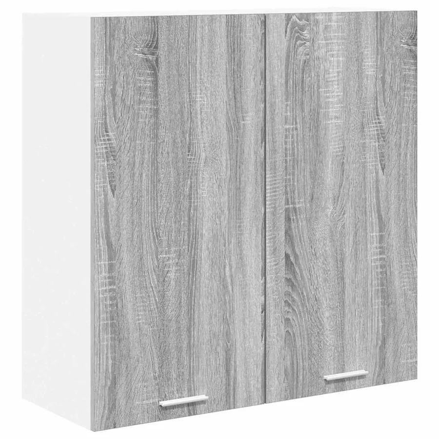 Armoire suspendue Gris Sonoma 80 x 31 x 80 cm Bois d'ingénierie - 2