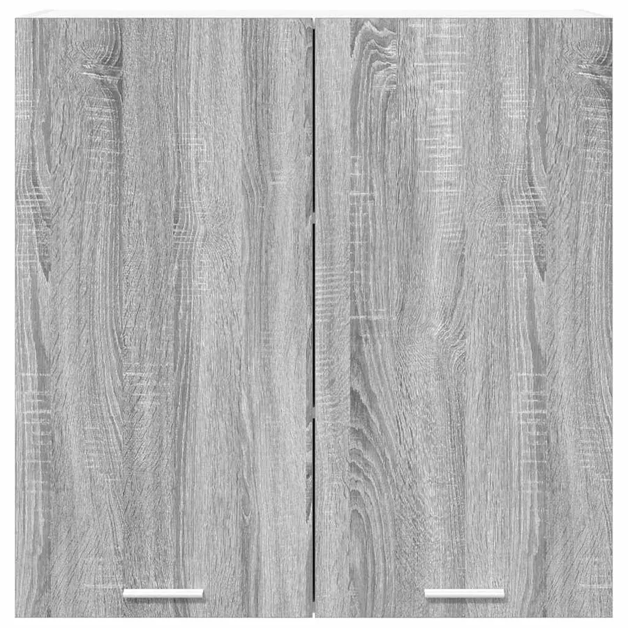 Armoire suspendue Gris Sonoma 80 x 31 x 80 cm Bois d'ingénierie - 6