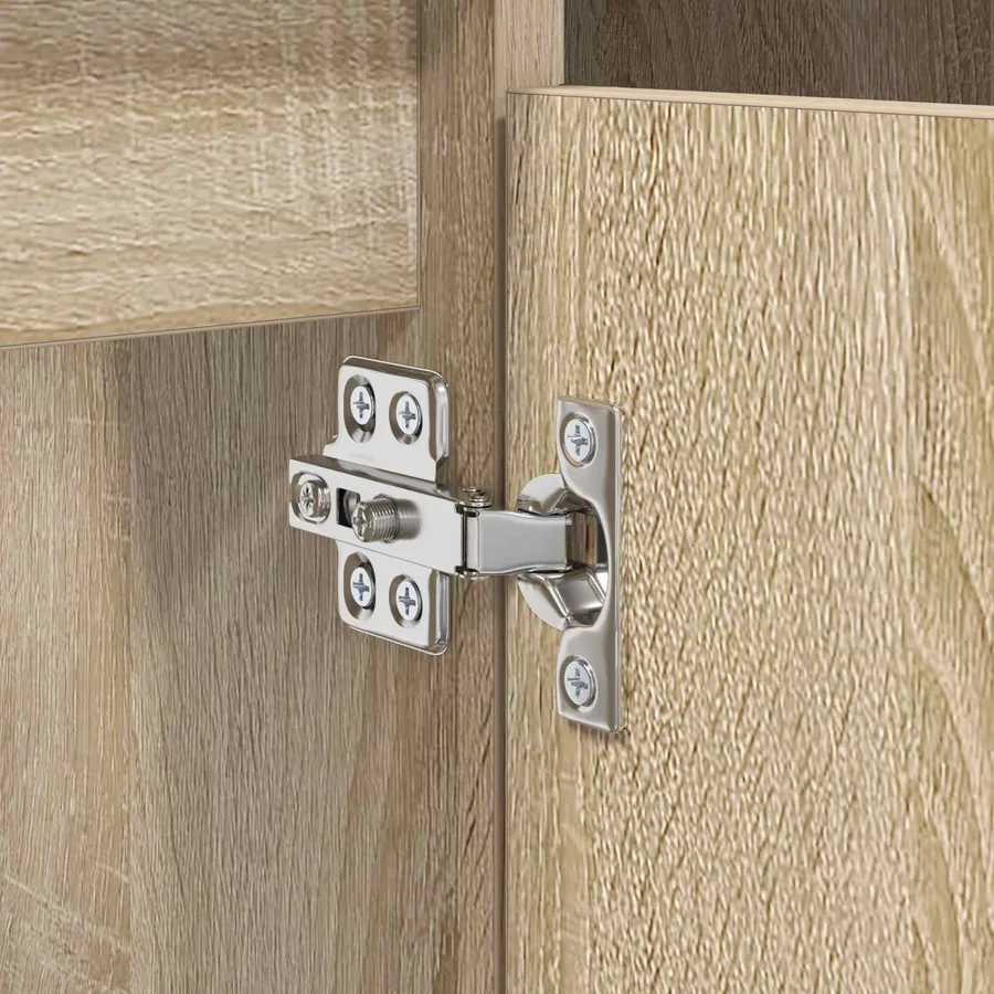Armoire d'évier avec étagère Chêne Sonoma 80 x 33 x 60 cm - 8