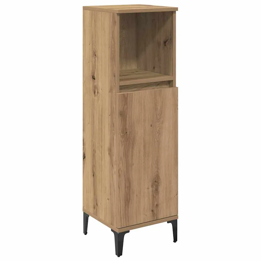 Ensemble de mobilier de salle de bain 3 pc Chêne artisanal - 4