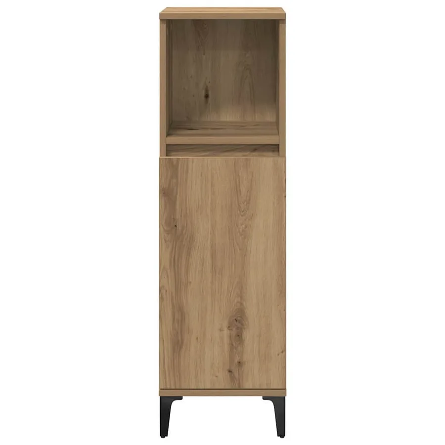 Ensemble de mobilier de salle de bain 3 pc Chêne artisanal - 5