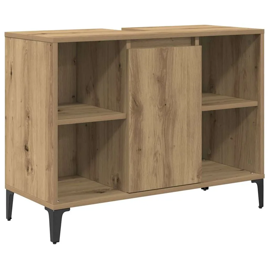 Ensemble de mobilier de salle de bain 3 pc Chêne artisanal - 6
