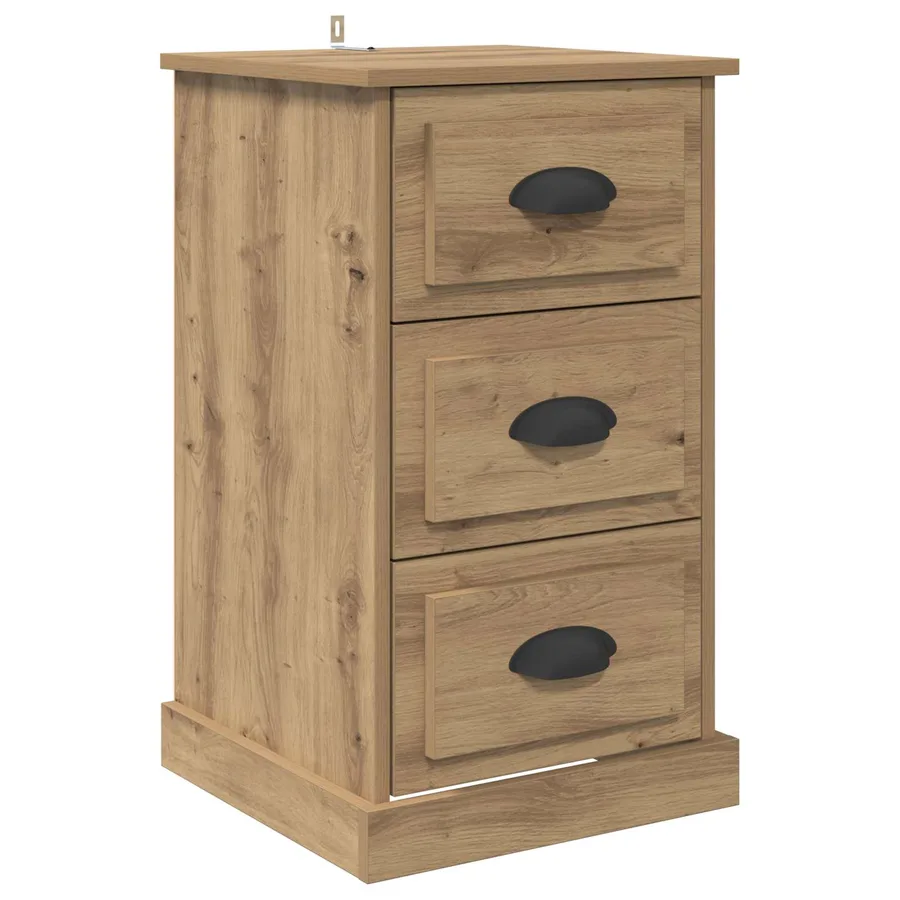 Cabinet de chevet Chêne artisanal 39 x 39 x 67,5 cm - 2