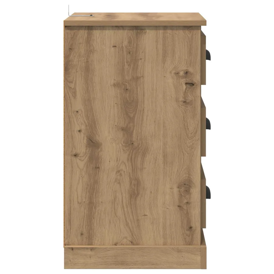 Cabinet de chevet Chêne artisanal 39 x 39 x 67,5 cm - 7