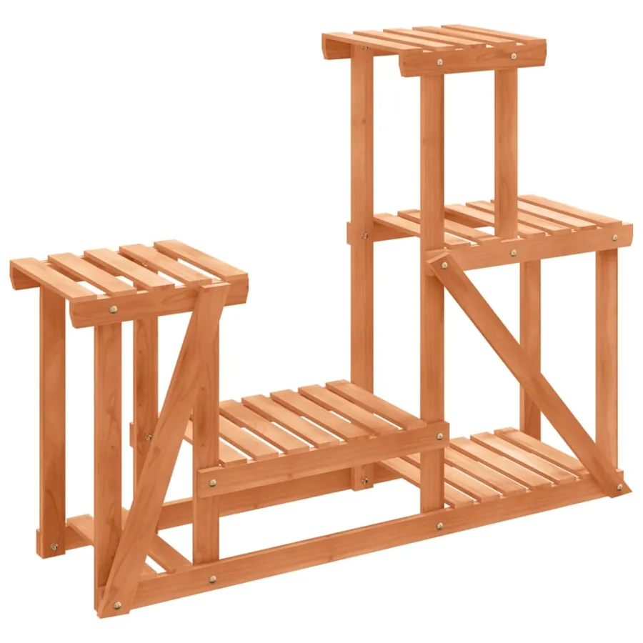 Support à fleurs 90x25x73,5 cm bois massif de sapin - 2