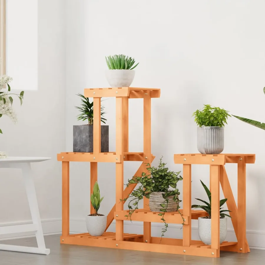 Support à fleurs 90x25x73,5 cm bois massif de sapin - 3