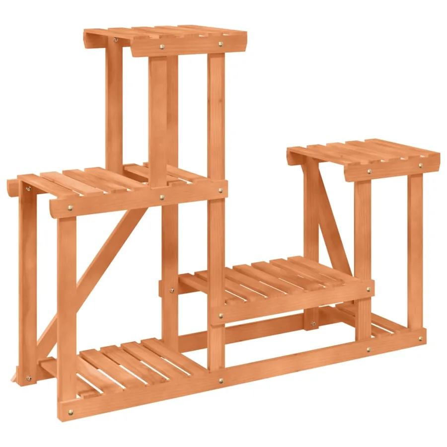 Support à fleurs 90x25x73,5 cm bois massif de sapin - 6