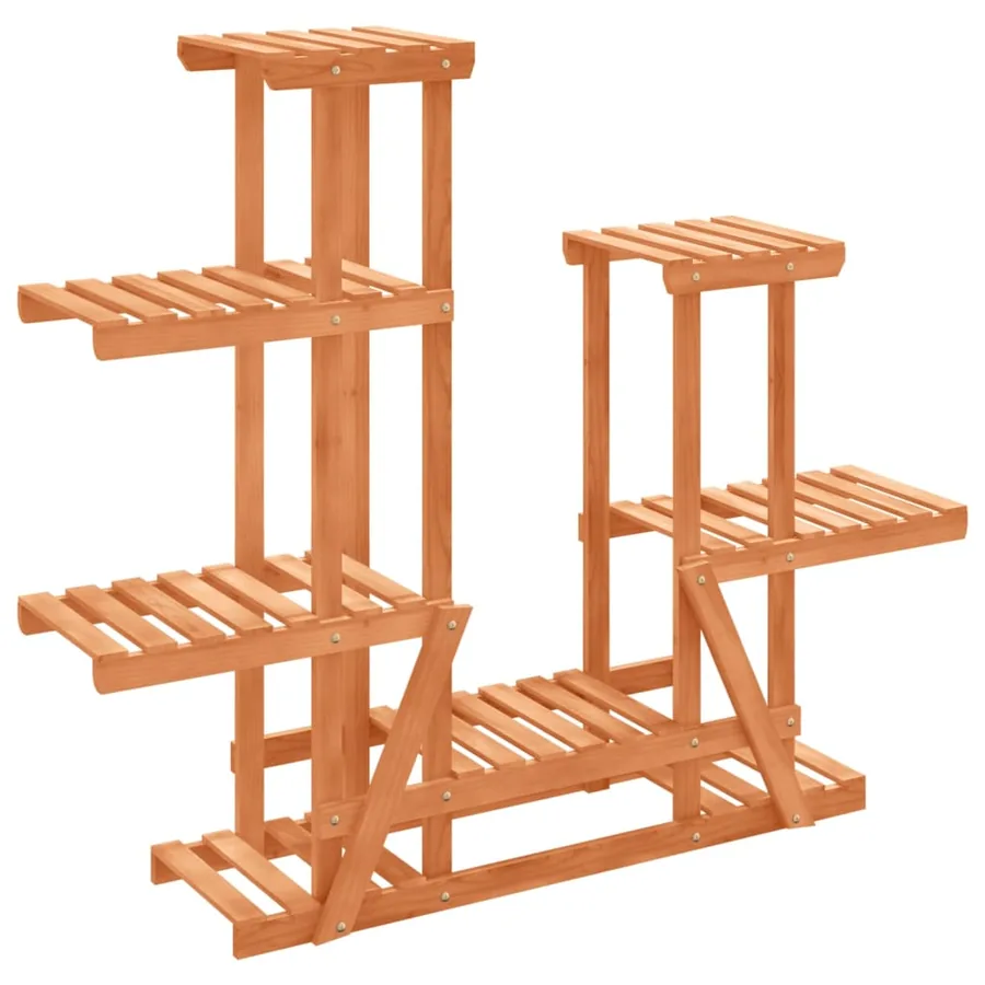 Support à fleurs 95x25x96 cm bois massif de sapin - 2