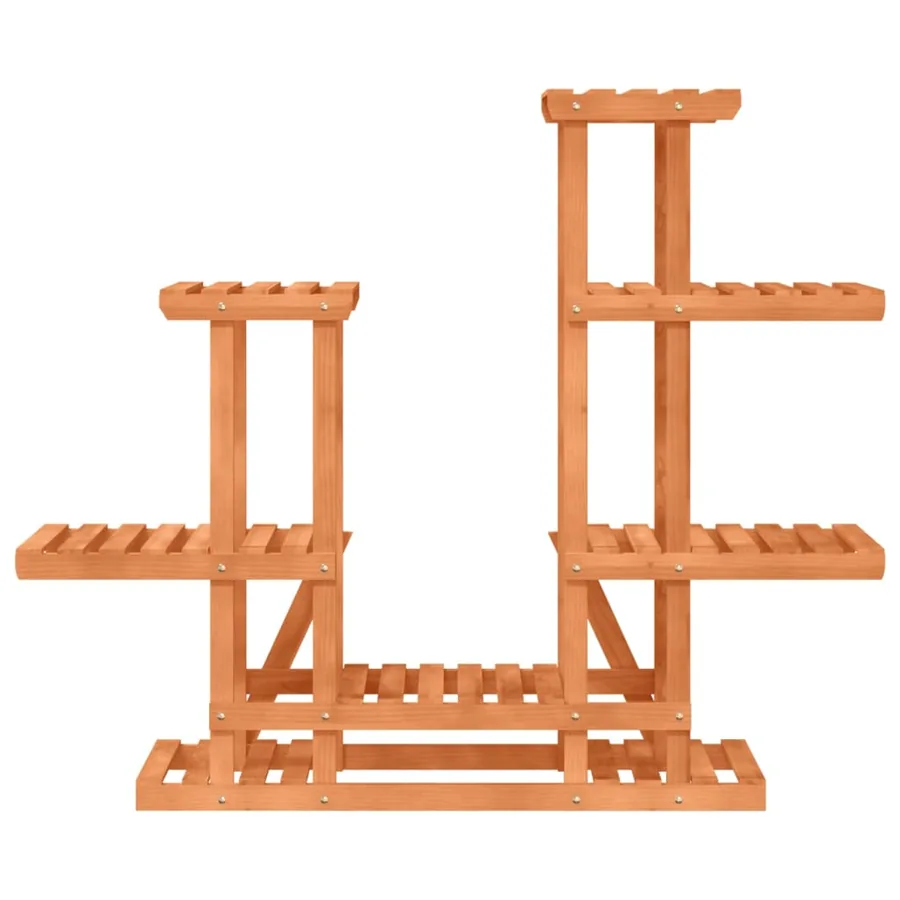 Support à fleurs 95x25x96 cm bois massif de sapin - 4
