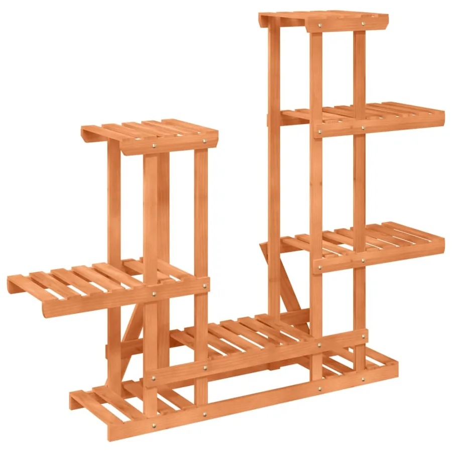 Support à fleurs 95x25x96 cm bois massif de sapin - 6