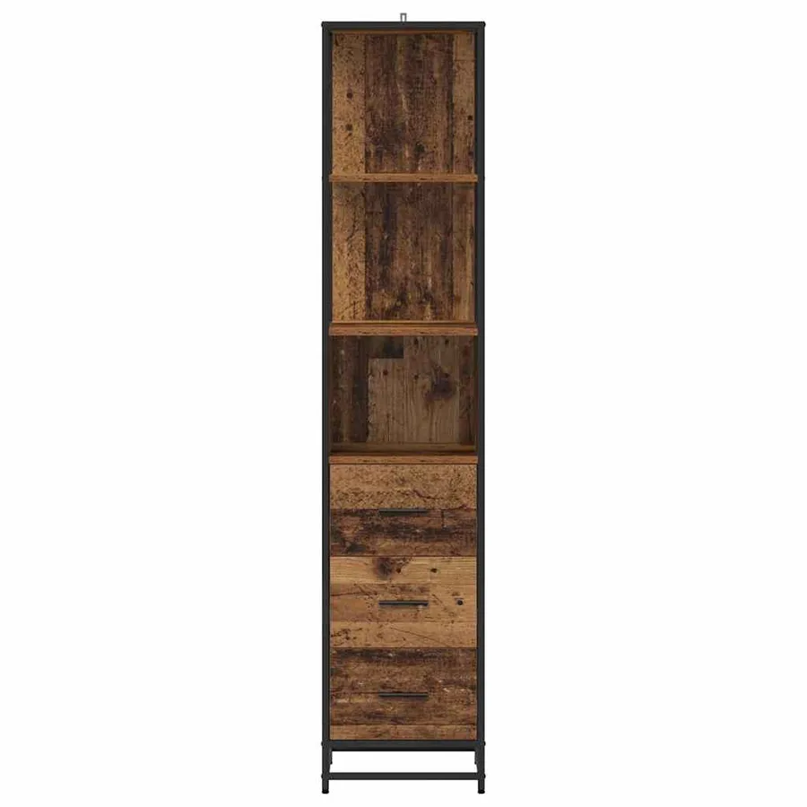 Ensemble de mobilier de salle de bain avec tiroir Bois Ancien - 6