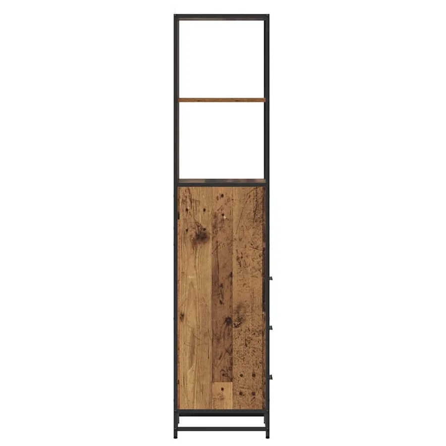 Ensemble de mobilier de salle de bain avec tiroir Bois Ancien - 7