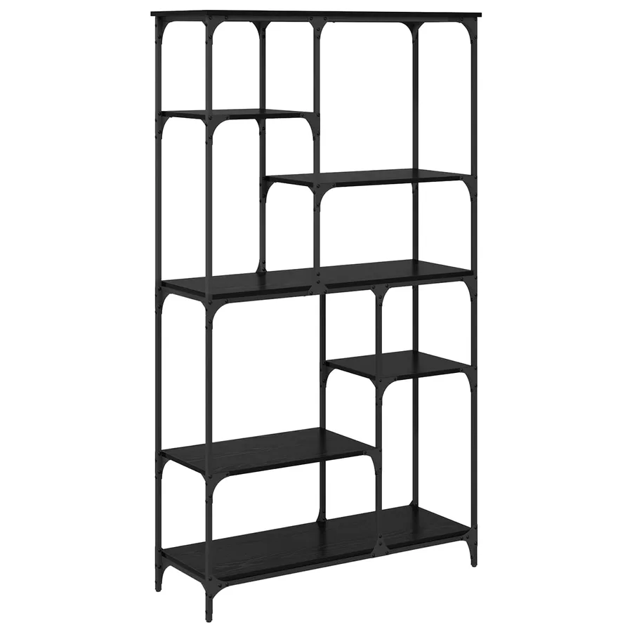Étagère Chêne noir 99 x 35,5 x 176 cm Bois d'ingénierie - 7