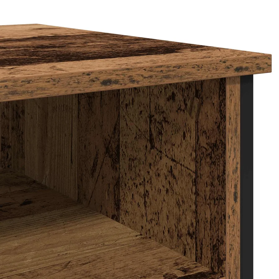 Cabinet de chevet Bois ancien 40 x 42 x 60 cm Bois d'ingénierie - 10