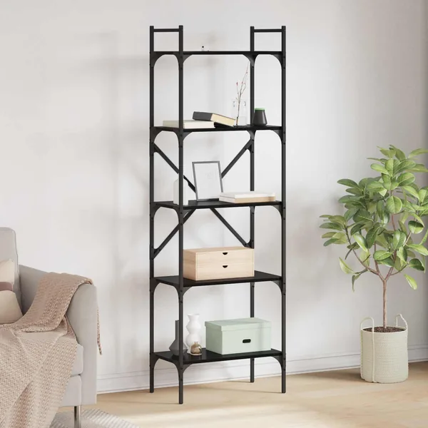 Bibliothèque Chêne noir 56 x 32 x 174 cm Bois d'ingénierie