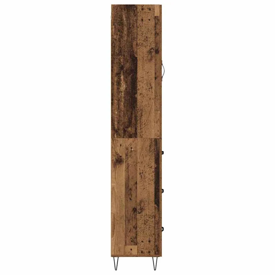 Haut Armoire Bois Ancien 34,5 x 34 x 90 cm Bois d'ingénierie - 9