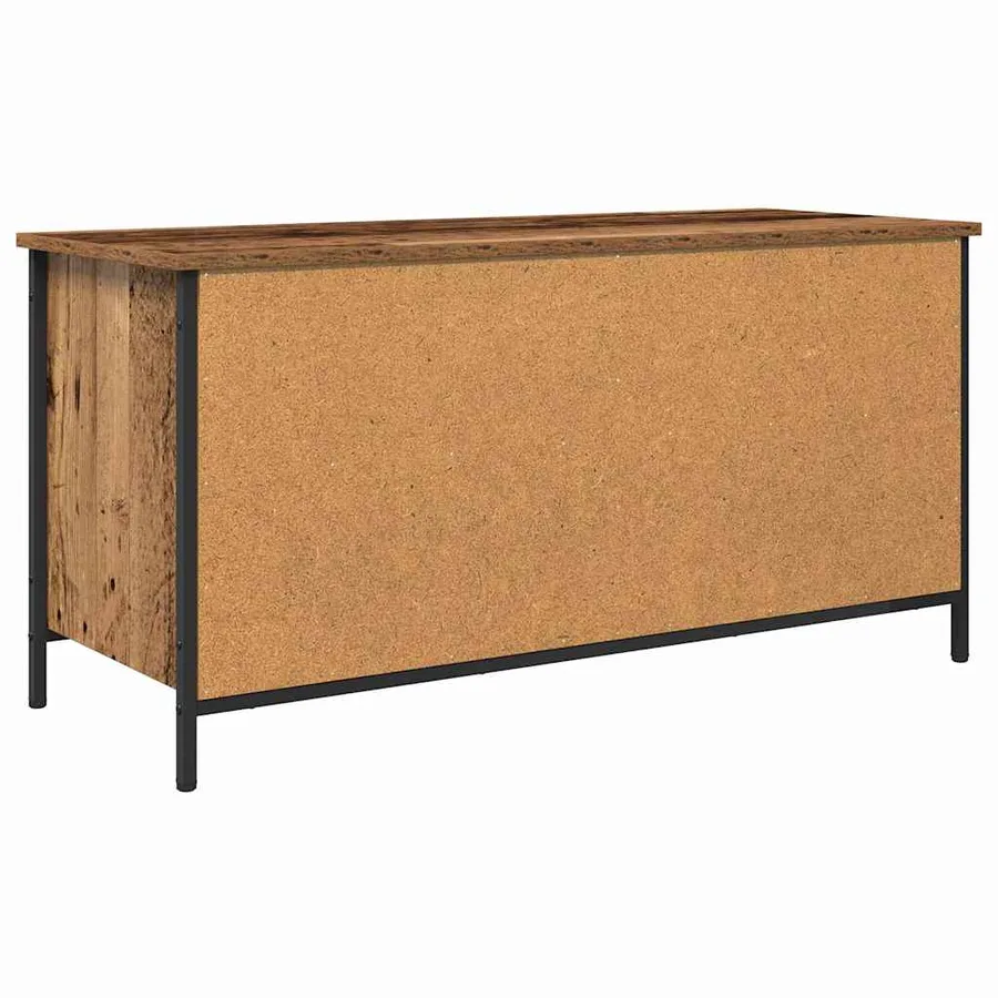 Meuble TV Bois Ancien 100 x 40 x 50 cm Bois d'ingénierie - 7