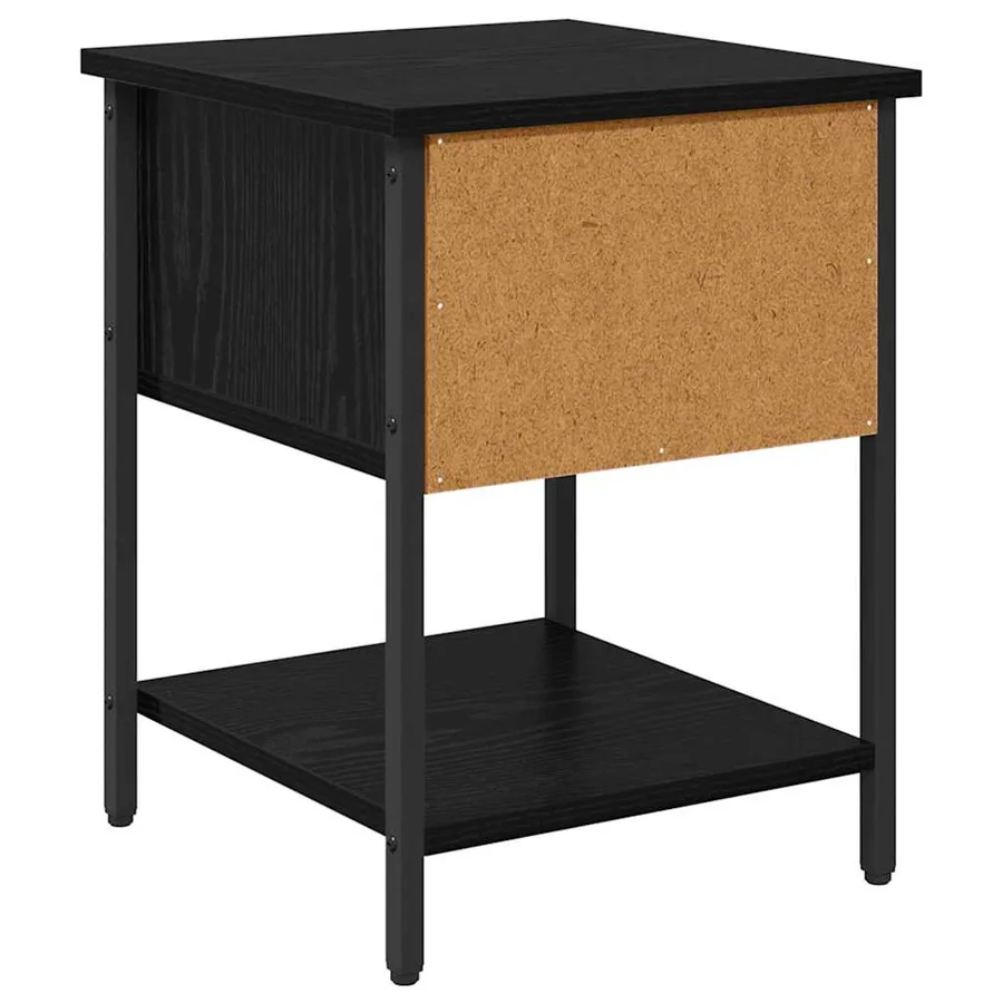 Table de chevet avec tiroir 2 pcs Chêne noir 34 x 35,5 x 45 cm - 9