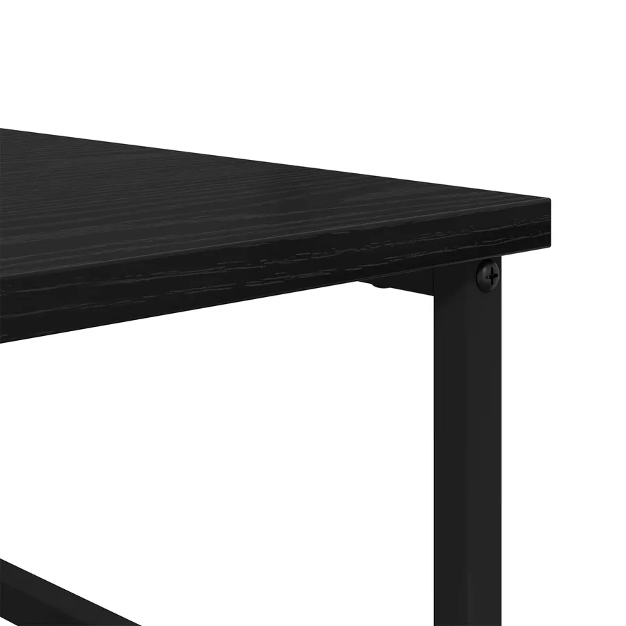 Étagère Chêne noir 50 x 33 x 153 cm Bois d'ingénierie - 9