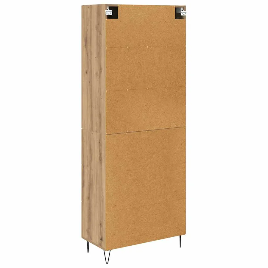 Haut Armoire Chêne artisanal 69,5 x 34 x 180 cm - 8