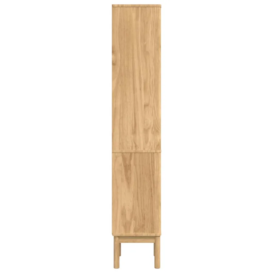 Meuble de salle de bain haut FLORO Cire marron 35 x 30 x 160 cm - 7