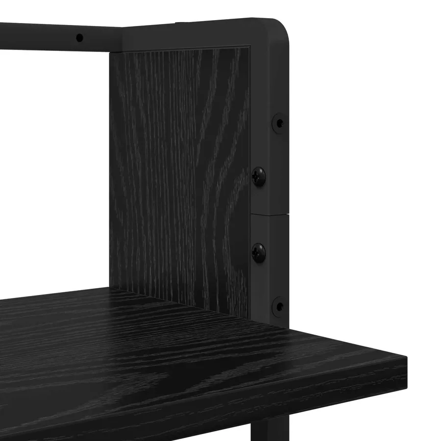 Ensemble d'étagères murales 4 pcs Chêne noir 65 x 25 x 30 cm - 14