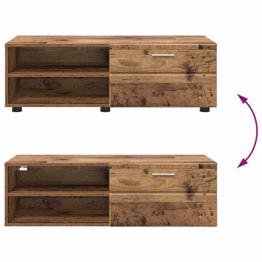 Cabinet en Bois avec tiroir Bois ancien 100,5 x 39 x 30 cm - 11