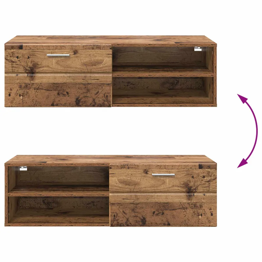 Cabinet en Bois avec tiroir Bois ancien 100,5 x 39 x 30 cm - 12