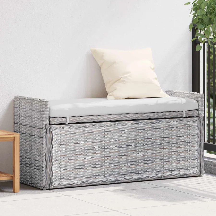 Banc de rangement Blanchiment 110 x 40 x 50 cm Rotin
