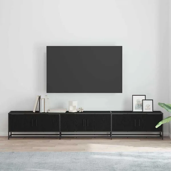 Unites TV 240 x 35 x 41 cm Chêne noir Bois d'ingénierie