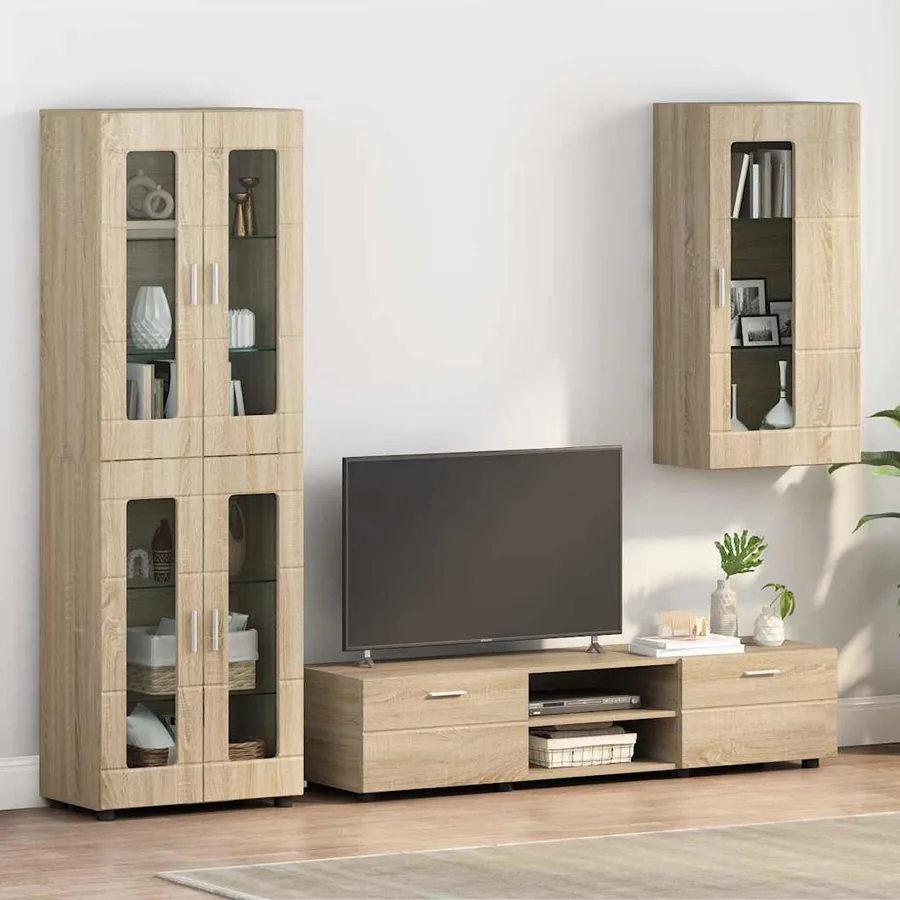 Cabinet en Bois Chêne Sonoma 50 x 29 x 100 cm Bois d'ingénierie