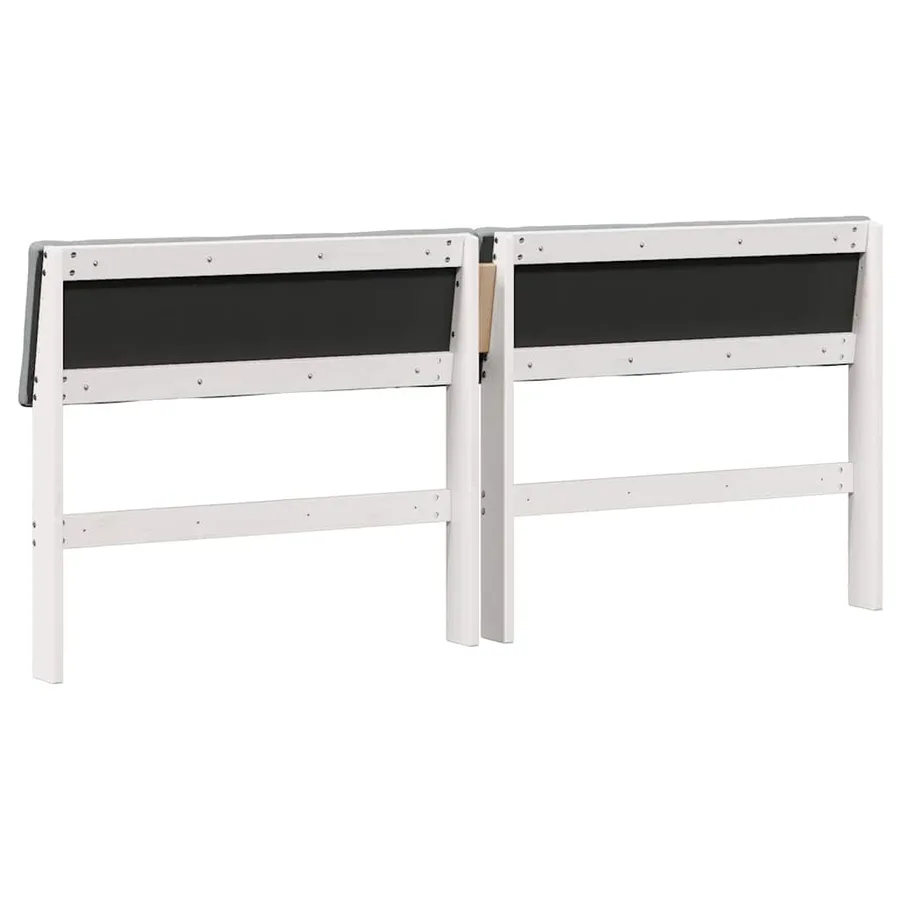 Tête de lit capitonnée Gris clair 180 cm Pin massif - 6