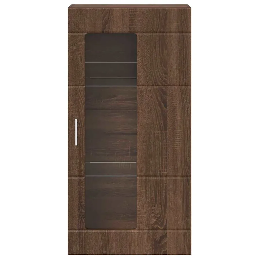 Cabinet en Bois Chêne brun 50 x 29 x 100 cm Bois d'ingénierie - 6