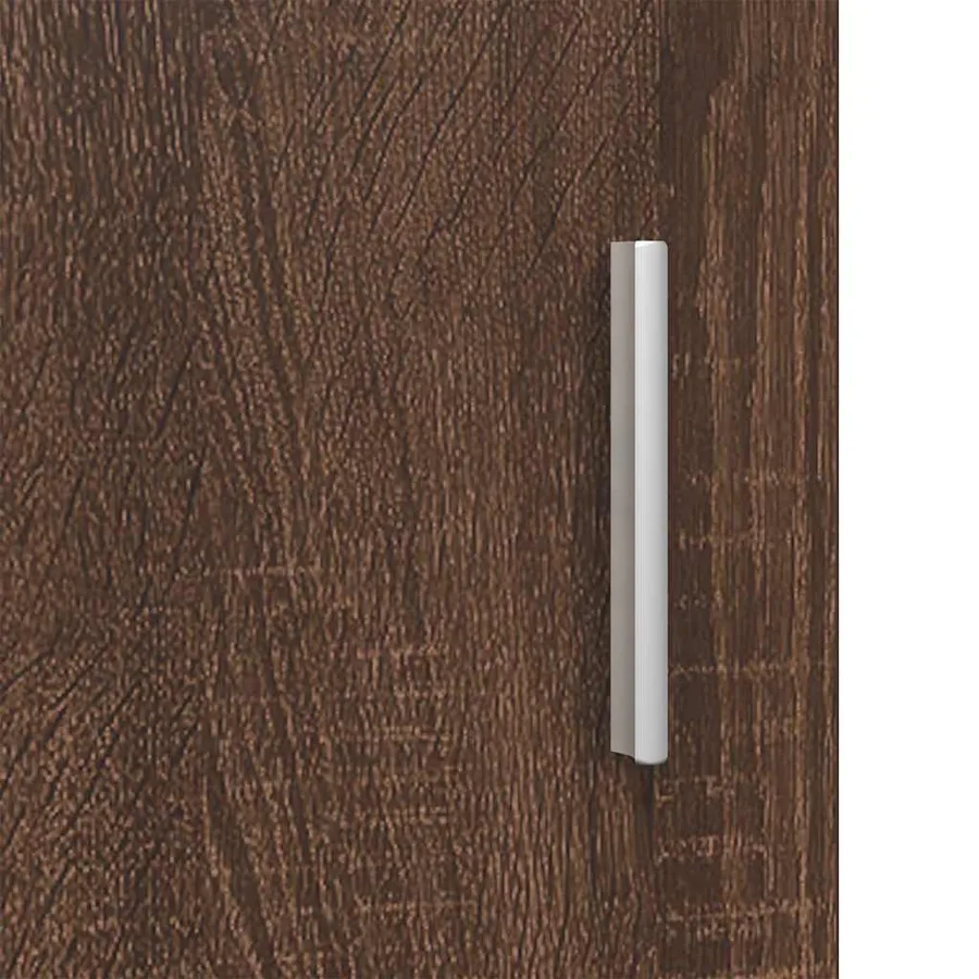 Cabinet en Bois Chêne brun 50 x 29 x 100 cm Bois d'ingénierie - 8