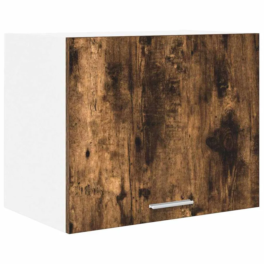 Armoire suspendue 2 pcs Chêne fumé et Blanc 50 x 31 x 40 cm - 5