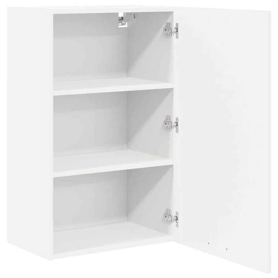 Armoire suspendue Blanc 50 x 31 x 80 cm Bois d'ingénierie - 5
