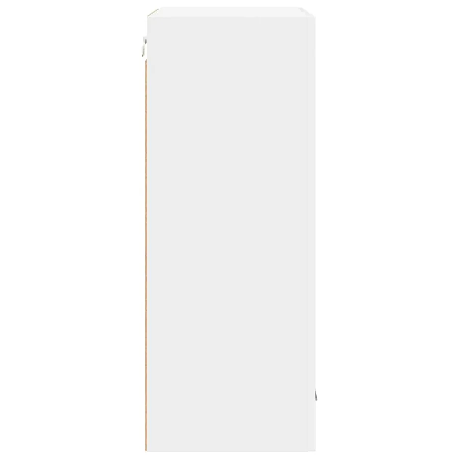 Armoire suspendue Blanc 50 x 31 x 80 cm Bois d'ingénierie - 7